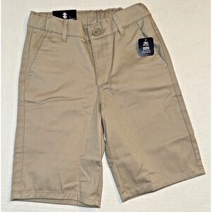 Izod Boys Flat Front Khaki Shorts Size 8 Regular MSRP $32 NWT